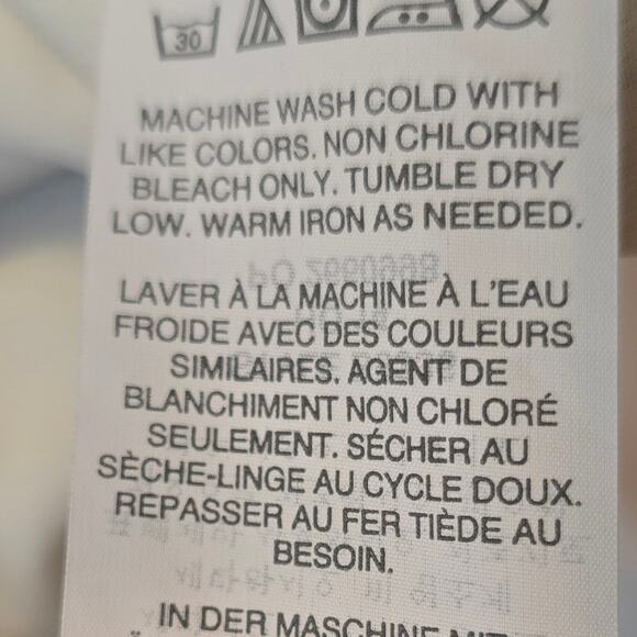 J. Crew Black and White Blurred ikat Drapey Pant size 2 - Picture 12 of 13